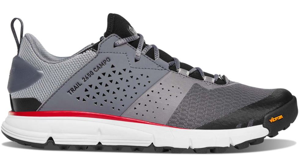 Danner Trail 2650 Campo 3in Height Shoes - Mens, Slate/Red, 13, Width EE, 68941-13-EE