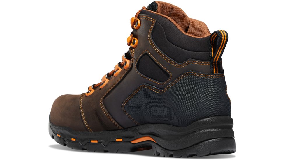 Danner Vicious 4.5in MET/NMT Work Boot - Mens, Brown/Orange, 10 US, Wide, 13855-10EE