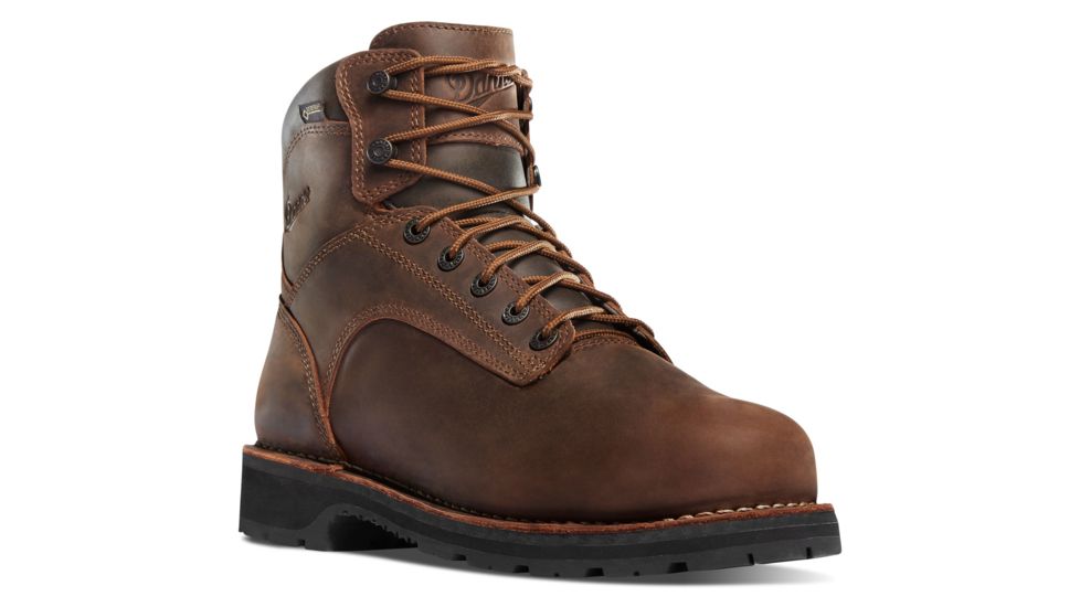 Danner Workman 6in Alloy Toe Boots, Brown, 7D, 16283-7D