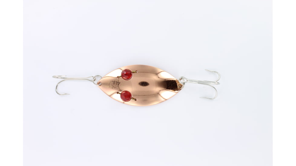 Dardevle Red Eye Wiggler Spoon 3in, 1oz, Copper, 8824