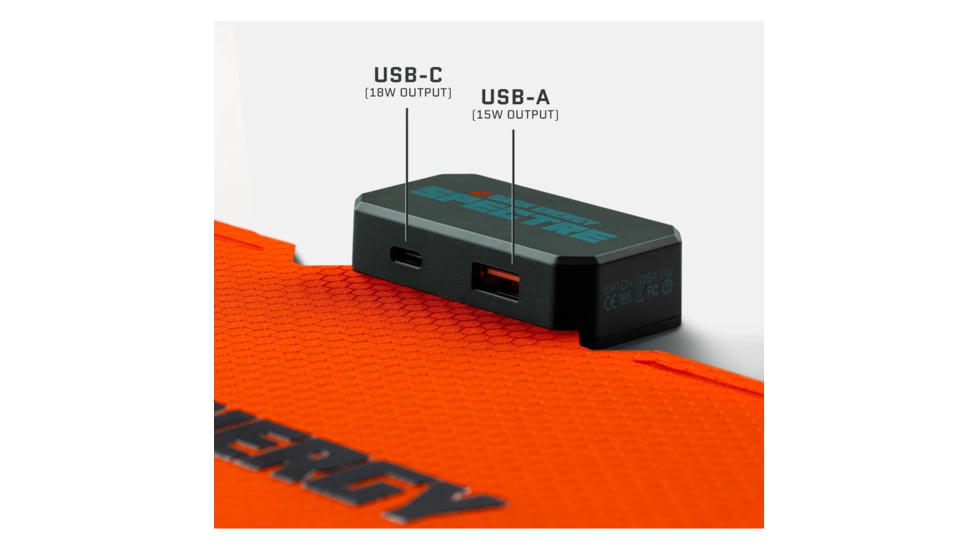 Dark Energy 18W Spectre Solar Panel Folding , HiVis Orange, 1102981