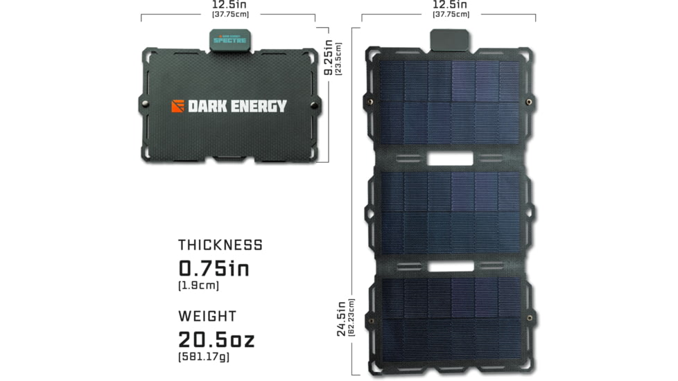 Dark Energy 18W Spectre Solar Panel