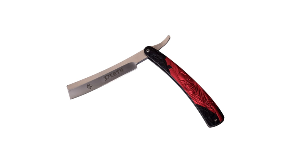Dark Side Blades Razor, 4.5 in, 3Cr13 Stainless Steel Stainless Steel, Razor, Red/Black, DS-016RD