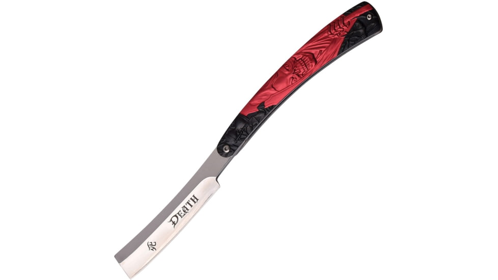 Dark Side Blades Razor, 4.5 in, 3Cr13 Stainless Steel Stainless Steel, Razor, Red/Black, DS-016RD