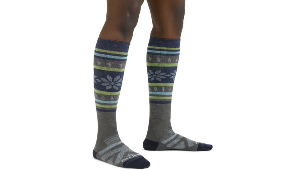 Darn Tough Alpine Over-The-Calf Lightweight Ski Sock - Womens, Forest, Large, 8021-FOREST-L-DARN