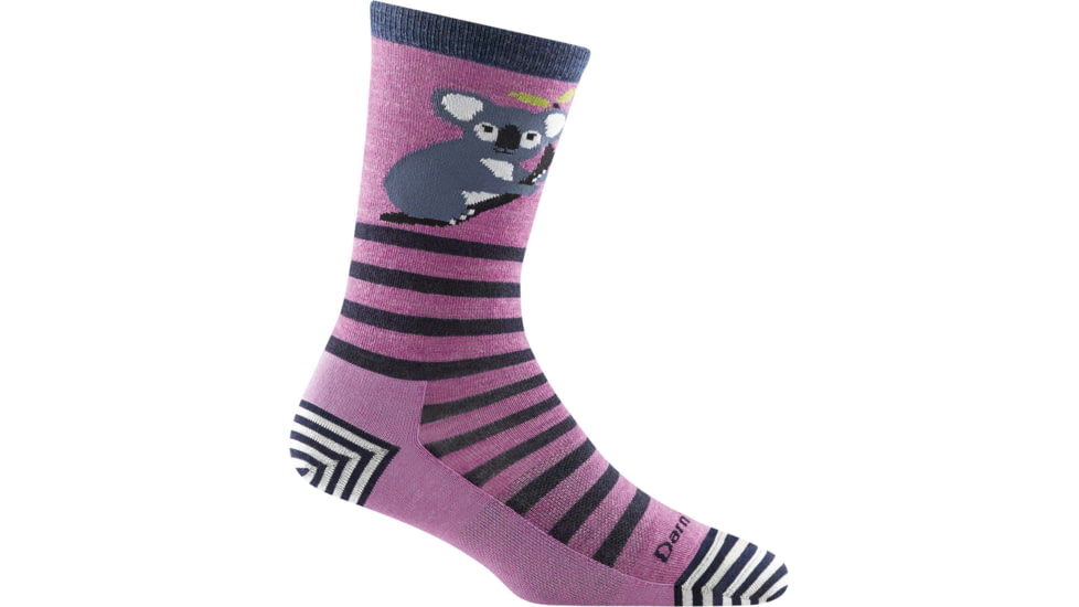 Darn Tough Animal Haus Crew Lightweight Lifestyle Sock - Womens, Violet, Medium, 6037-VIOLET-M-DARN