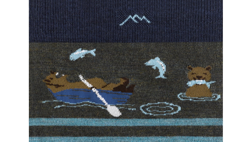 Darn Tough Animal Haus Crew Lightweight Shoes - Mens, Forest, Large, 6066-FOREST-L-DARN