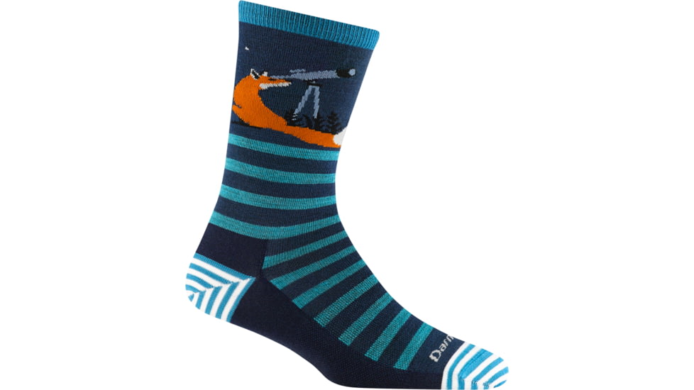 Darn Tough Animal Haus Crew Lightweight Socks - Womens, Eclipse, Medium, 6037_ECLIPSE_M_DARN