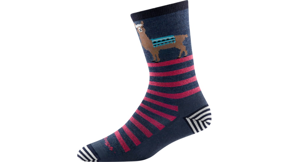 Darn Tough Animal Haus Crew Lightweight Sock, Female, Denim, Medium, 6037-DENIM-M-DARN