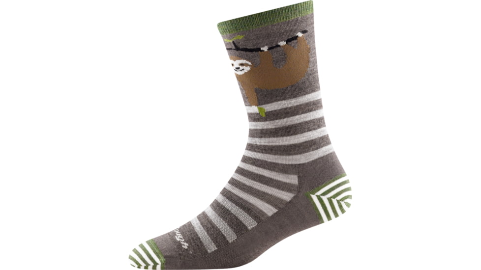 Darn Tough Animal Haus Crew Lightweight Sock, Female, Taupe, Medium, 6037-TAUPE-M-DARN