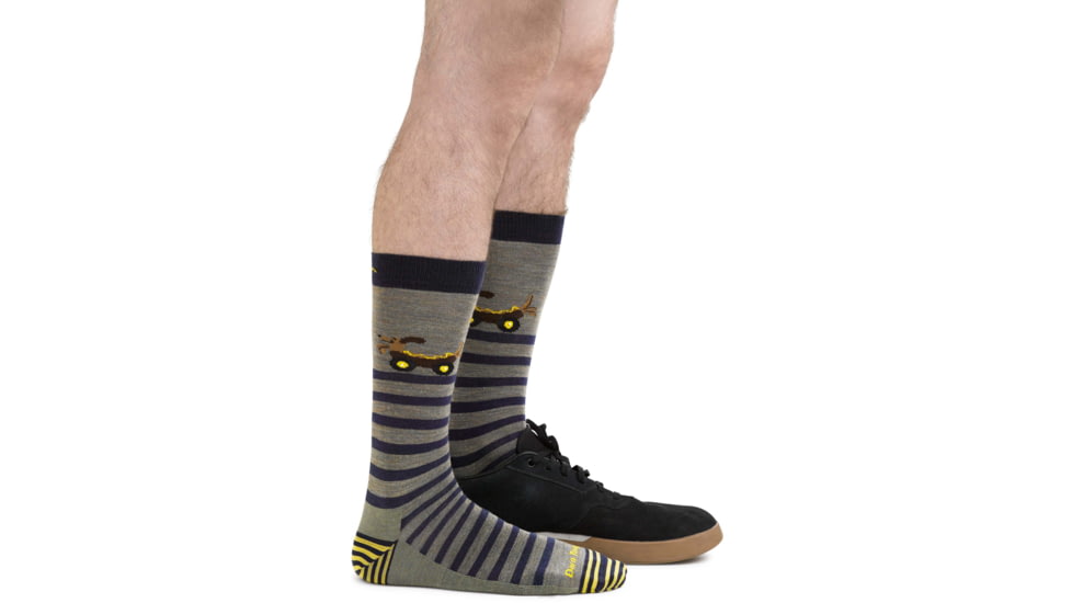 Darn Tough Animal Haus Crew Lightweight Sock - Mens, Loden, Large, 6066-LODEN-L-DARN