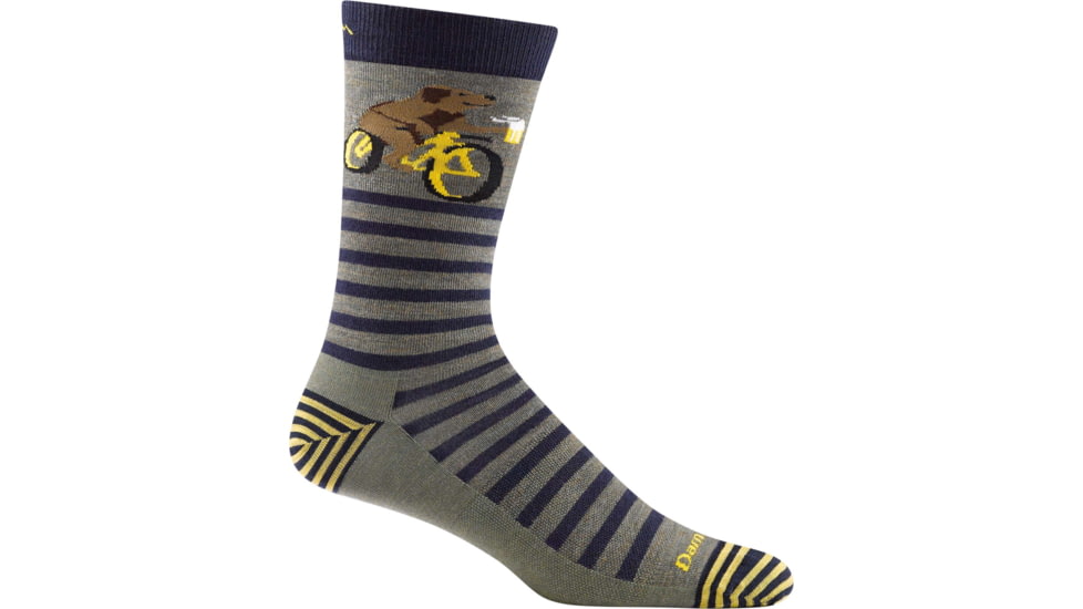 Darn Tough Animal Haus Crew Lightweight Sock - Mens, Loden, Large, 6066-LODEN-L-DARN