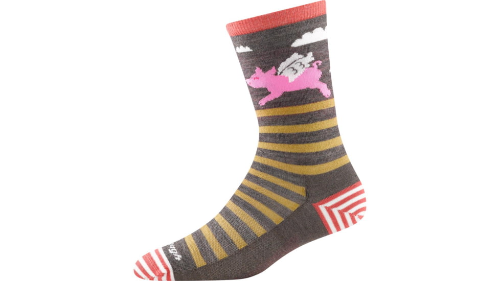 Darn Tough Animal Haus Crew Lightweight Sock - Womens, Morel, Large, 6037-MOREL-L-DARN