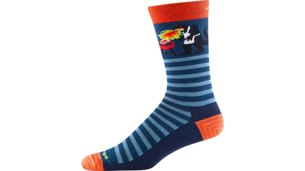 Darn Tough Animal Haus Crew Lightweight Socks - Mens, Deep Water, Large, 6066-DEEP-WATER-L-DARN