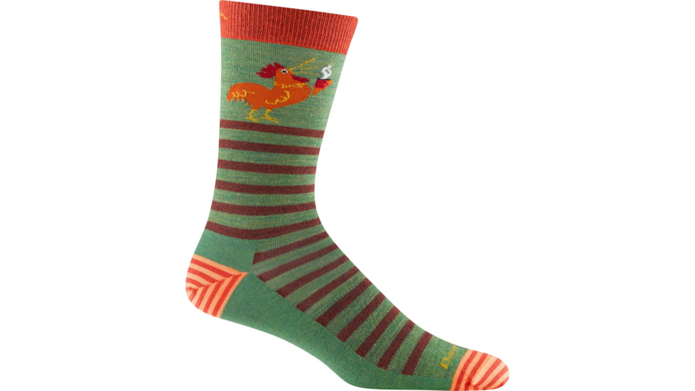 Darn Tough Animal Haus Crew Lightweight Socks - Mens, Willow, Large, 6066-WILLOW-L-DARN