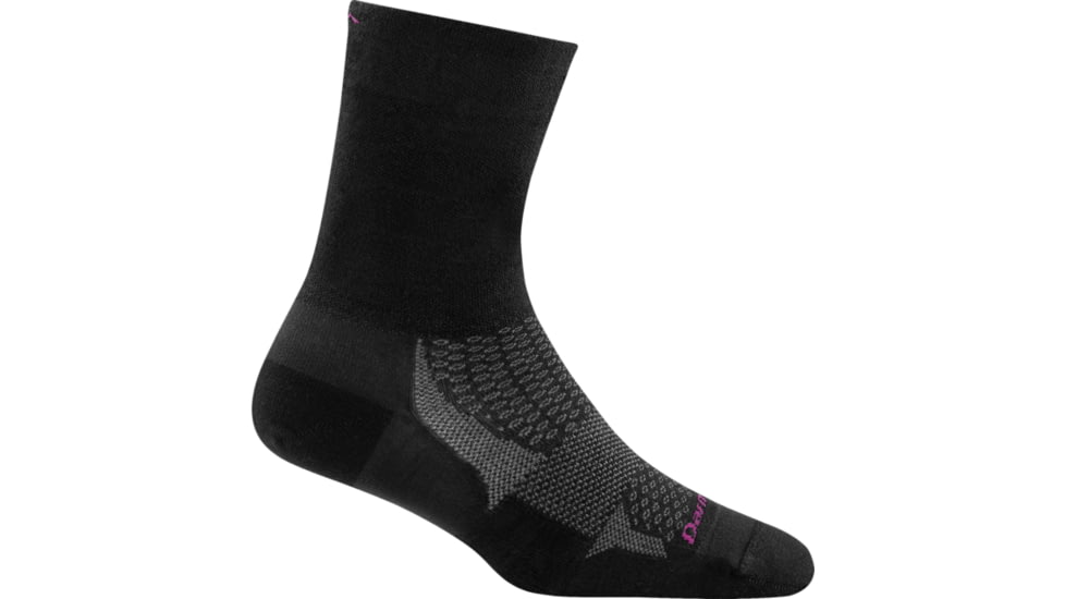 Darn Tough Ascente Micro Crew Ultra-Light Sock - Womens, Black, Medium, 7001-BLACK-M-DARN