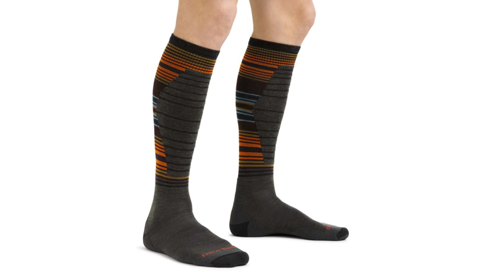 Darn Tough Backwoods OTC Lightweight Ski Sock - Mens, Forest, Large, 8016-FOREST-L-DARN