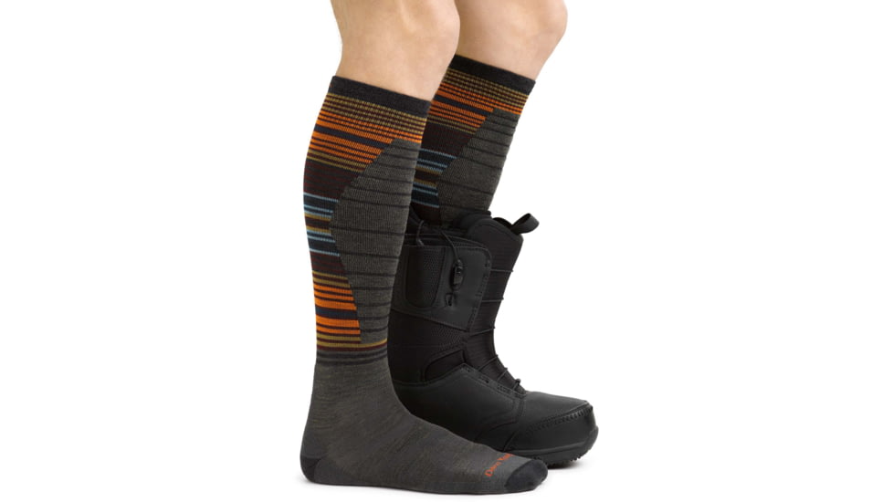 Darn Tough Backwoods OTC Lightweight Ski Sock - Mens, Forest, Large, 8016-FOREST-L-DARN