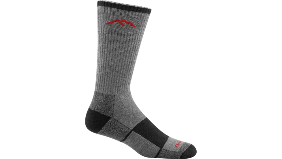 Darn Tough Boot Full Cushion CoolMax Sock - Mens, Gray/Black, Medium, 1933-GRAY/BLACK-M-DARN