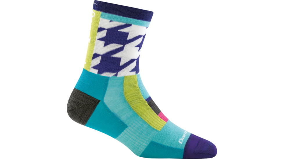Darn Tough Chain Micro Crew Ultra-Light Sock - Womens, Teal, Small, 7002-TEAL-S-DARN