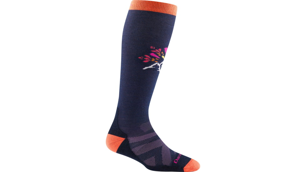 Darn Tough Daybreak OTC Midweight w/ Cushion/ Padded Shin Socks - Womens, Eclipse, Medium, 8039-ECLIPSE-M-DARN