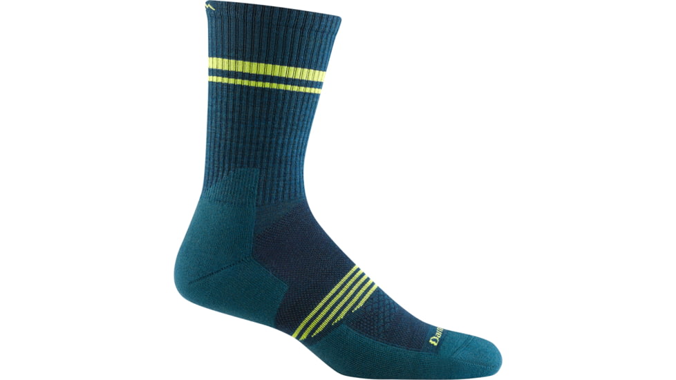 Darn Tough Element Crew Lightweight with Cushion Socks - Mens, Dark Teal, Large, 1103_DARK_TEAL_L_DARN