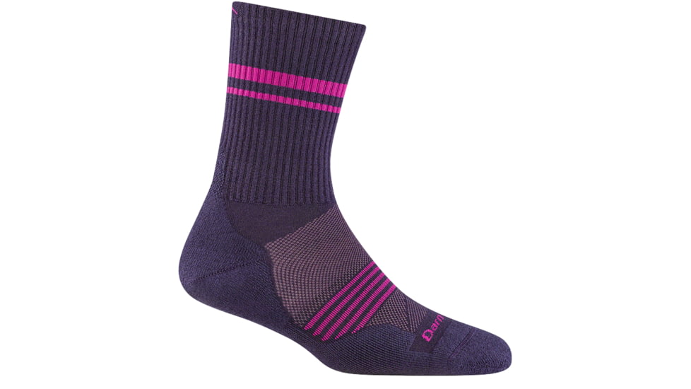 Darn Tough Element Micro Crew Lightweight Socks - Womens, Blackberry, Medium, 1114-BLACKBERRY-M-DARN