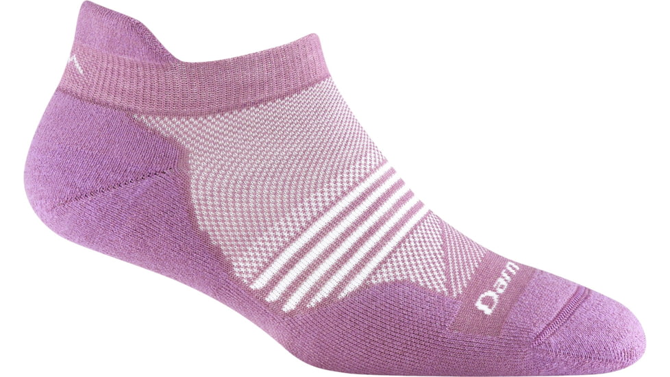Darn Tough Element No Show Tab Lightweight w/ Cushion Socks - Womens, Violet, Small, 1112-VIOLET-S-DARN