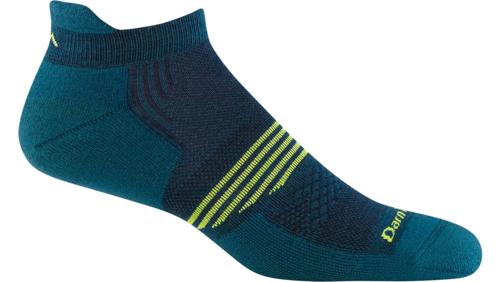 Darn Tough Element No Show Tab Lightweight with Cushion Socks - Mens, Dark Teal, X-Large, 1101_DARK_TEAL_XL_DARN