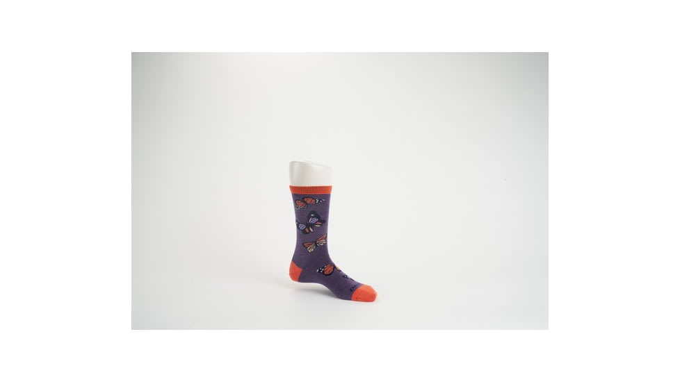 Darn Tough Flutter Crew Lightweight Socks - Womens, Plum, Small, 6109-PLUM-S-DARN