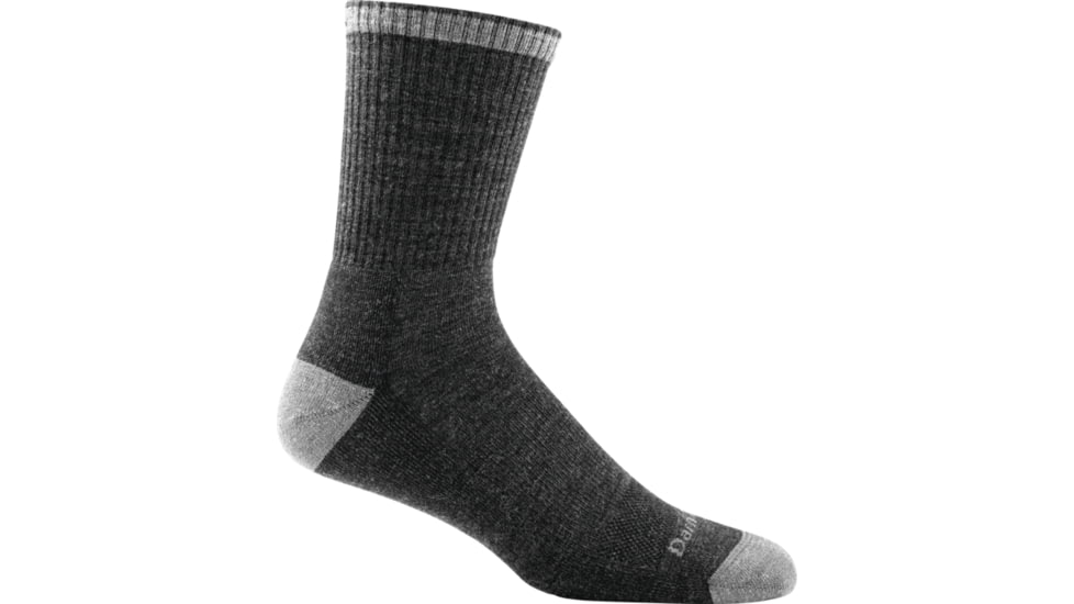 Darn Tough Fred Tuttle Micro Crew Cushion Sock - Mens, Gravel, Medium, 2005-GRAVEL-M-DARN