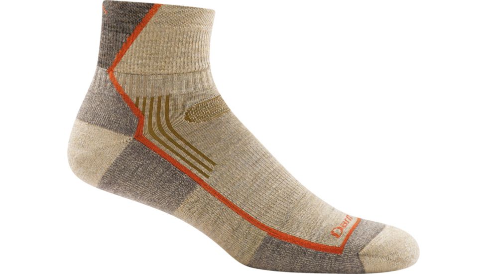Darn Tough Hiker 1/4 Cushion Sock - Mens, Oatmeal, Extra Large, 1959-OATMEAL-XL-DARN