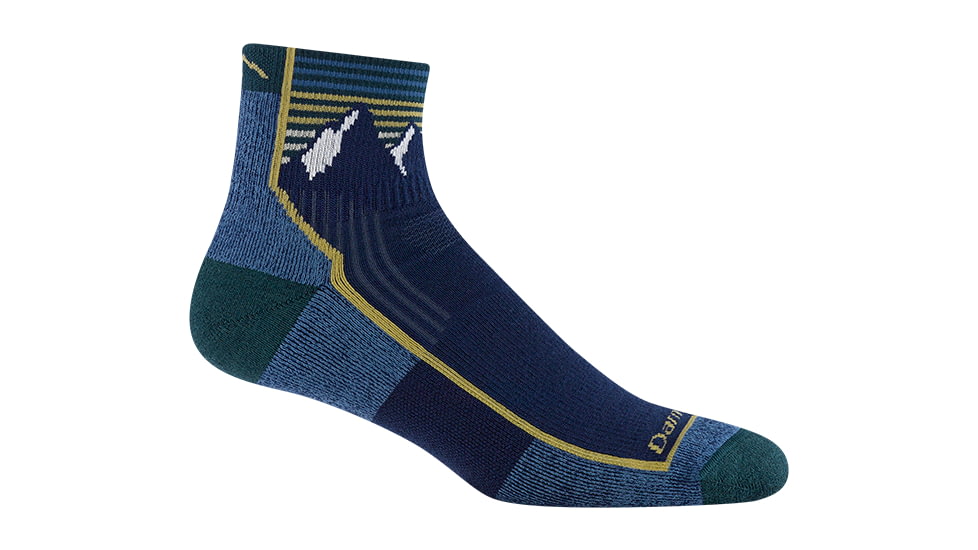 Darn Tough Hiker 1/4 Midweight with Cushion Socks - Mens, Mountain Lake, Extra Large, 1959-C-9113-06