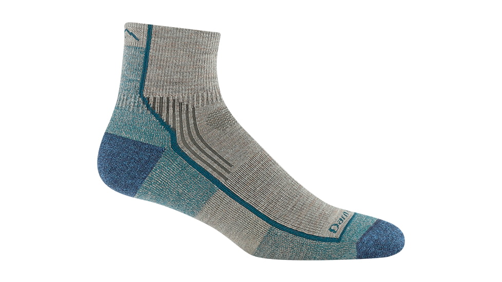 Darn Tough Hiker 1/4 Midweight with Cushion Socks - Mens, Rye, Medium, 1959-C-E030-04