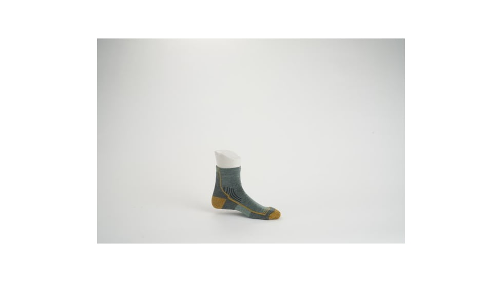 Darn Tough Hiker 1/4 Midweight with Cushion Socks - Womens, Sage, Small, 1958-SAGE-S-DARN