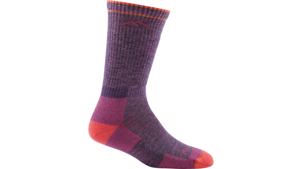 Darn Tough Hiker Boot Cushion Sock - Womens, Plum Heather, Small, 1907-PLUM-HEATHER-S-DARN