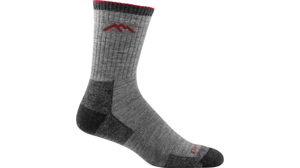 Darn Tough Hiker Micro Crew Cushion Sock - Mens, Chocolate, Large, 1466-CHOCOLATE-L-DARN