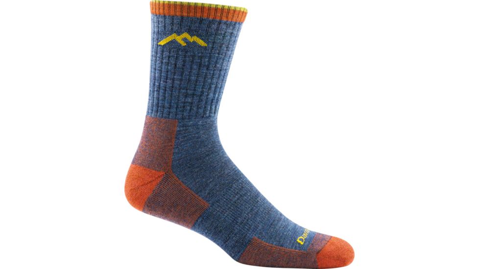 Darn Tough Hiker Micro Crew Cushion Sock - Mens, Denim, Medium, 1466-DENIM-M-DARN