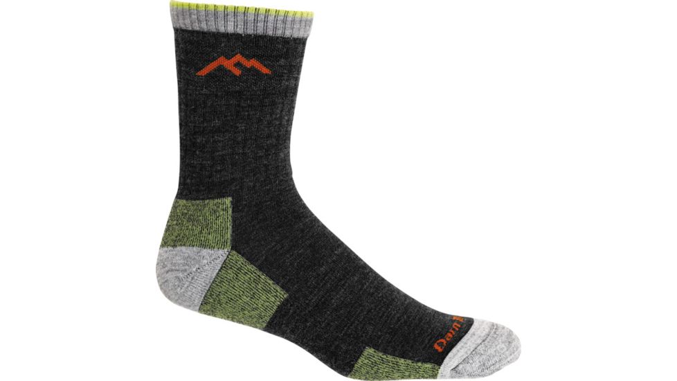Darn Tough Hiker Micro Crew Cushion Sock - Mens, Lime, Extra Large, 1466-LIME-XL-DARN