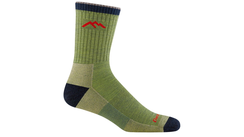 Darn Tough Hiker Micro Crew Midweight Hiking Socks - Mens, Willow, X-Large, 1466-WILLOW-XL-DARN