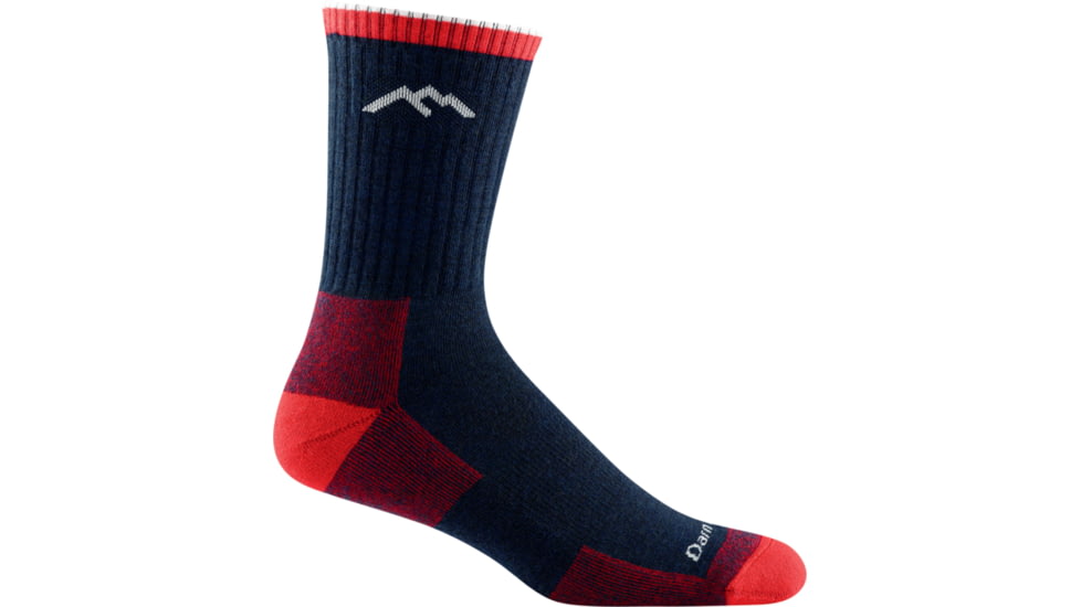 Darn Tough Hiker Micro Crew Midweight Sock with Cushion, Male, Eclipse, Medium, 1466-ECLIPSE-M-DARN