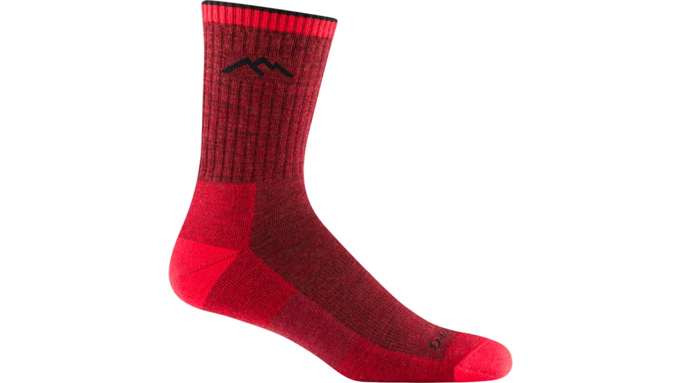 Darn Tough Hiker Micro Crew Midweight w/ Cushion Socks - Men's, Ember, Medium, 1466-EMBER-M-DARN