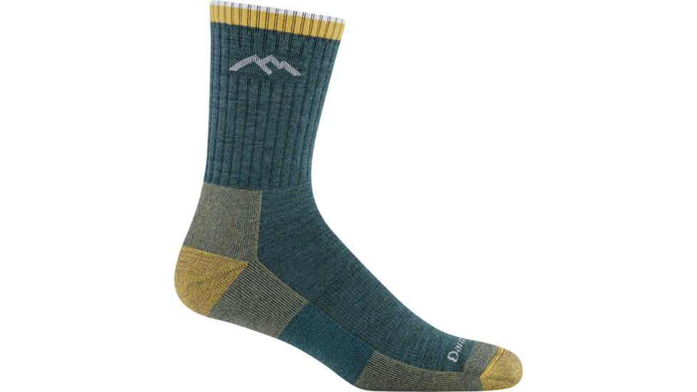 Darn Tough Hiker Micro Crew Midweight with Cushion Socks - Mens, Spruce, Medium, 1466-C-8025-04