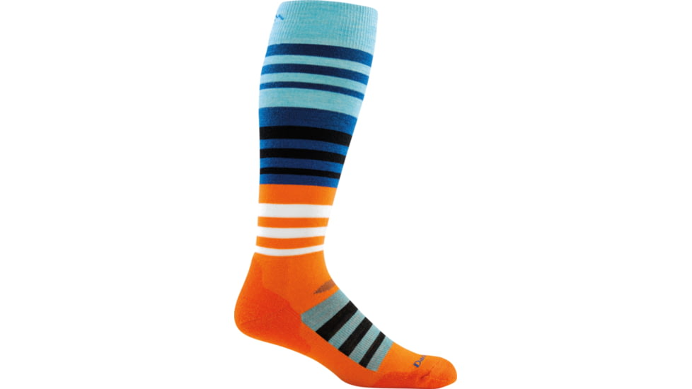 Darn Tough Hojo Over-the-Calf Cushion Sock - Mens, Orange, Medium, 1843-ORANGE-M-DARN