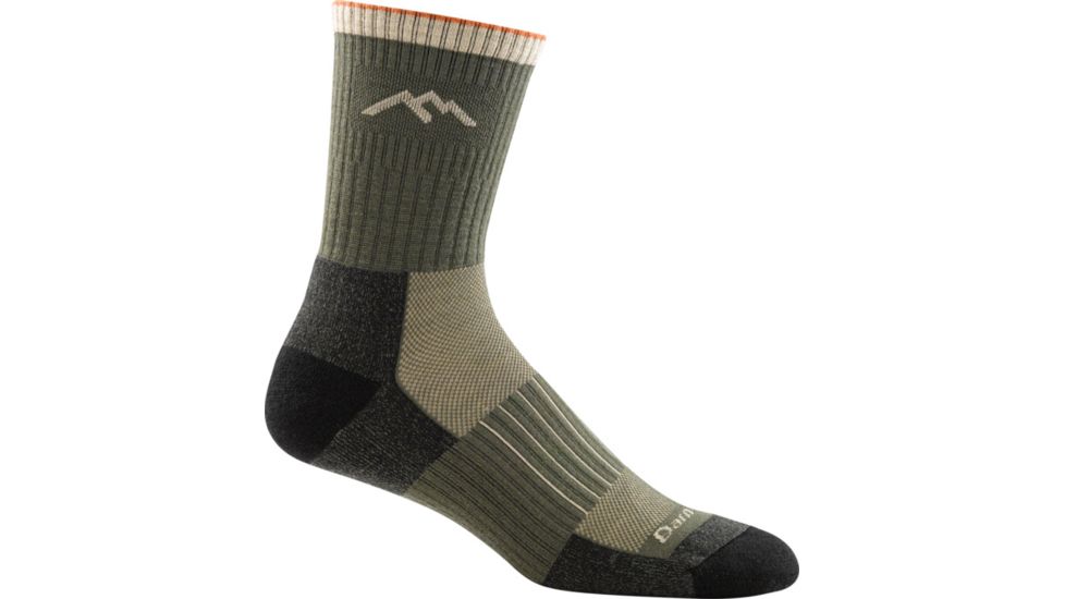 Darn Tough Hunter Micro Crew Cushion Sock - Mens, Forest, Medium, 2010-FOREST-M-DARN