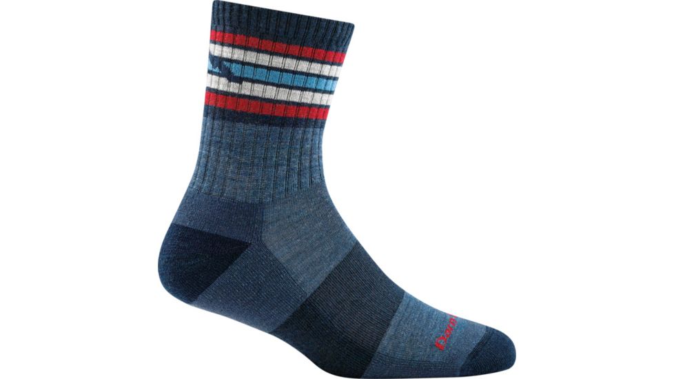 Darn Tough Kelso Micro Crew Light Cushion Sock - Kids, Denim, Large, 3025-DENIM-L-DARN