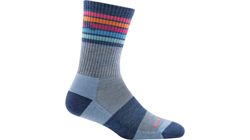 Darn Tough Kelso Micro Crew Light Cushion Sock - Womens, Denim, Small, 1968-DENIM-S-DARN