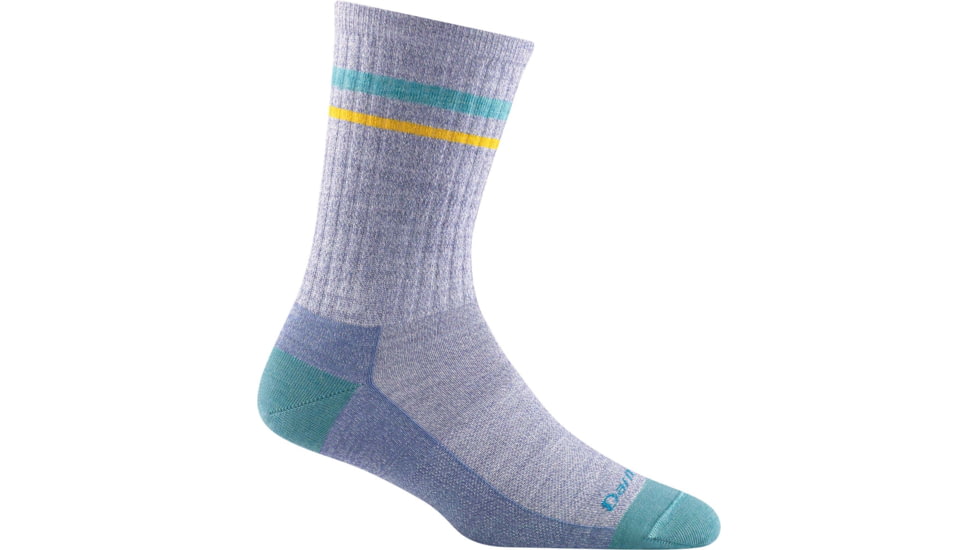 Darn Tough Letterman Crew Lightweight Sock - Womens, Light Denim, Medium, 6064-LIGHT-DENIM-M-DARN