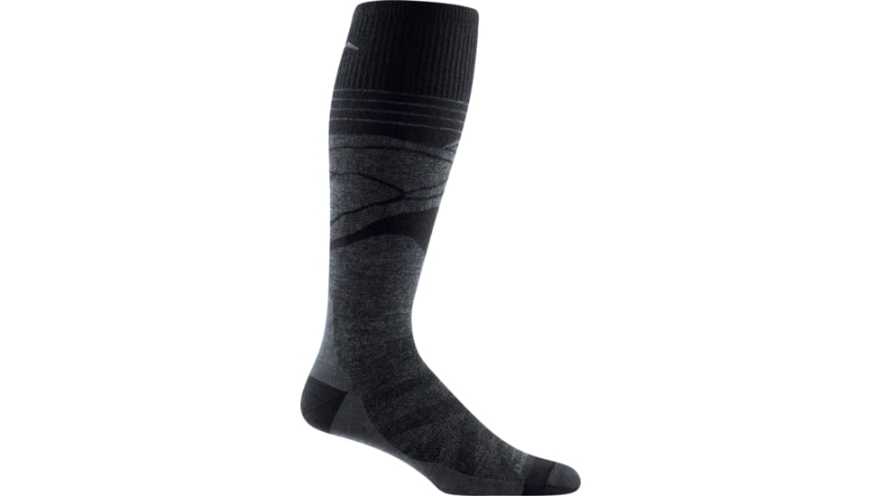 Darn Tough Liftline OTC Lightweight Sock, Male, Black, Large, 8003-BLACK-L-DARN