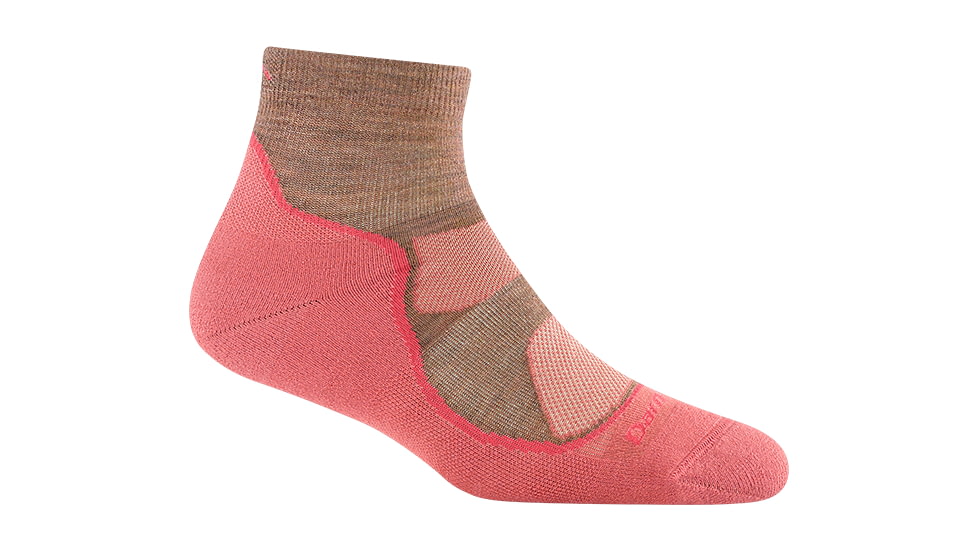Darn Tough Light Hiker 1/4 Lightweight with Cushion Socks - Womens, Canyon, Large, 1987-C-C005-05